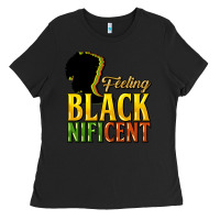 Black Feeling blacknificent Ladies Tee - HowdyJamesFarm