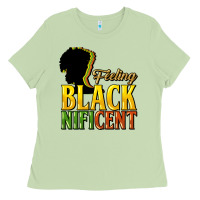 Matcha Feeling blacknificent Ladies Tee - HowdyJamesFarm