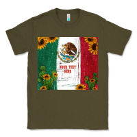 Army Green preview cactus sunflower mexican flag Classic Tee - Jasminsmagicworld