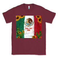 Burgundy preview cactus sunflower mexican flag Classic Tee - Jasminsmagicworld