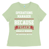 Matcha Operations Manager - Cool Gift Job Ladies Tee - artisFamous