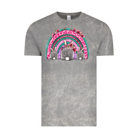 Cloud Rock Easter bunny rainbow Vintage Tee - OliviaCreatesArt