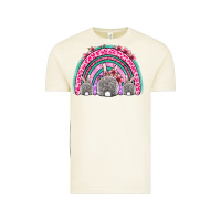 Vintage Arctic Easter bunny rainbow Vintage Tee - OliviaCreatesArt