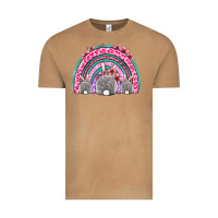 Vintage Camel Easter bunny rainbow Vintage Tee - OliviaCreatesArt