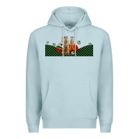 Blue Mist halloween meerkat Premium Hoodie - LillyAllenDesigns