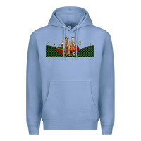 Colony Blue halloween meerkat Premium Hoodie - LillyAllenDesigns