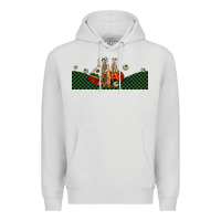 Dove Grey halloween meerkat Premium Hoodie - LillyAllenDesigns