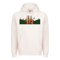 Pale Pink halloween meerkat Premium Hoodie - LillyAllenDesigns