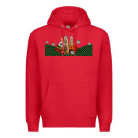 Red halloween meerkat Premium Hoodie - LillyAllenDesigns