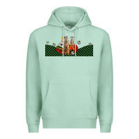 Seafoam halloween meerkat Premium Hoodie - LillyAllenDesigns