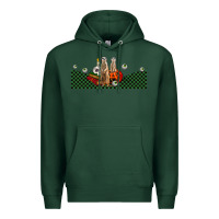 Sports Green halloween meerkat Premium Hoodie - LillyAllenDesigns