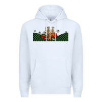 White halloween meerkat Premium Hoodie - LillyAllenDesigns
