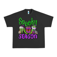 Pigment Black Spooky Season Coffee Cups Urban Heavy Tee - FaDigitalArtStudio