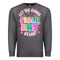 Charcoal Heather field day let the games begin Premium Sweatshirt - JahusDesignShop