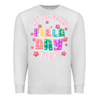 Oatmeal Heather field day let the games begin Premium Sweatshirt - JahusDesignShop