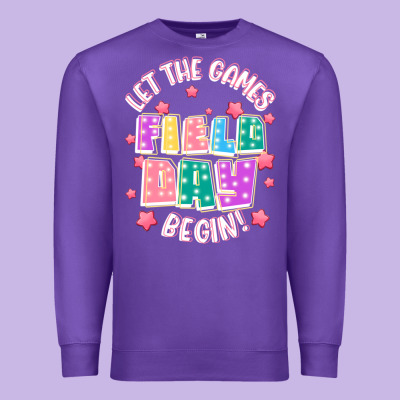 Field Day Let The Games Begin Premium Sweatshirt Designed By Jahusdesignshop