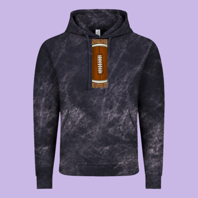 American Football With Leopard Pen Wraps Vintage Hoodie Designed By Bundleandbundleshop