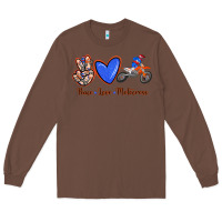Chestnut Peace Love Motocross Long Sleeve Tee - RanaPortraitStore