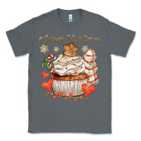 Charcoal Heather merry christmas cupcake Classic Tee - CowGirlArtShop