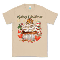 Mushroom merry christmas cupcake Classic Tee - CowGirlArtShop
