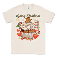 Natural merry christmas cupcake Classic Tee - CowGirlArtShop