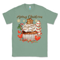 Sage merry christmas cupcake Classic Tee - CowGirlArtShop