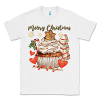 White merry christmas cupcake Classic Tee - CowGirlArtShop