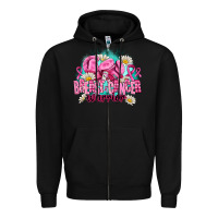 Black breast cancer warrior Zipper Hoodie - AdoDesignShop