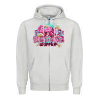 Dove Grey breast cancer warrior Zipper Hoodie - AdoDesignShop