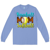 Colony Blue baseball mom softball Long Sleeve Tee - BundleAndBundleShop