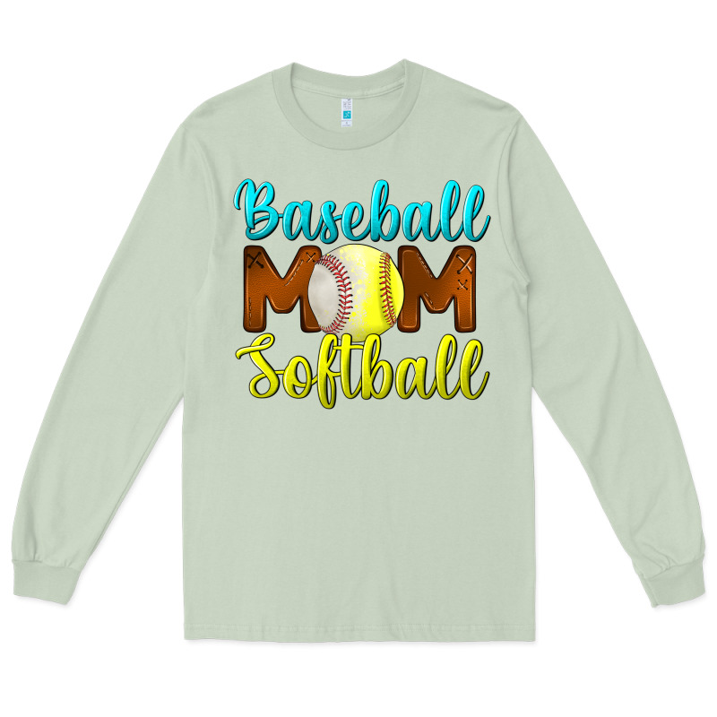 Baseball Mom Softball Long Sleeve Tee by BundleAndBundleShop | Teevron