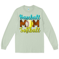 Matcha baseball mom softball Long Sleeve Tee - BundleAndBundleShop