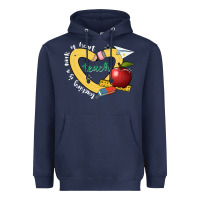 Navy teaching is a work of heart Heavyweight Hoodie - JahusDesignShop
