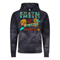Cloud Black Faith It Till You Make It Vintage Hoodie - BundleAndBundleShop
