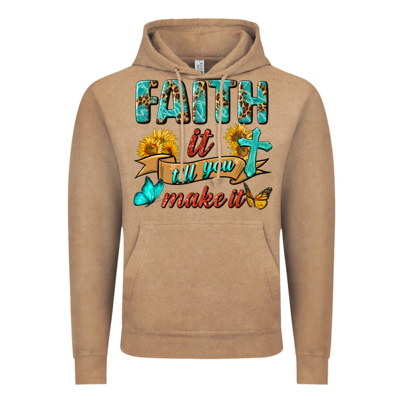 Faith It Till You Make It Vintage Hoodie by BundleAndBundleShop | Teevron