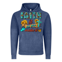 Vintage Denim Faith It Till You Make It Vintage Hoodie - BundleAndBundleShop