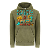 Vintage Olive Faith It Till You Make It Vintage Hoodie - BundleAndBundleShop