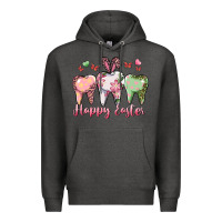 Charcoal Heather Happy Easter Dental Premium Hoodie - RanaPortraitStore