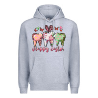 Heather Grey Happy Easter Dental Premium Hoodie - RanaPortraitStore