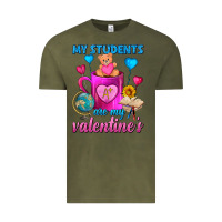 Vintage Olive My Students Are My Valentines Day Coffee Mug Vintage Tee - FaDigitalArtStudio