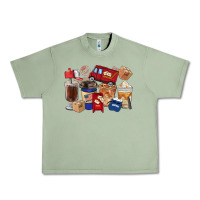 Oil Green Postal Worker Coffee Cups Urban Heavy Tee - FaDigitalArtStudio