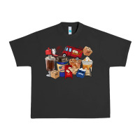 Pigment Black Postal Worker Coffee Cups Urban Heavy Tee - FaDigitalArtStudio