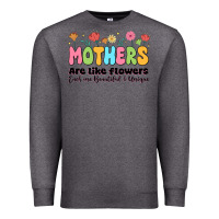 Charcoal Heather mothers are like flowers Premium Sweatshirt - JahusDesignShop