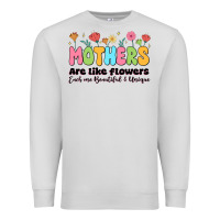 Dove Grey mothers are like flowers Premium Sweatshirt - JahusDesignShop