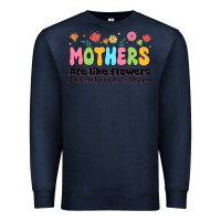 Navy mothers are like flowers Premium Sweatshirt - JahusDesignShop
