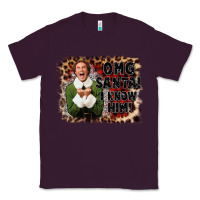 Plum omg santa i know him elf Classic Tee - CowGirlArtShop