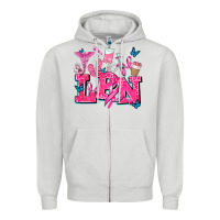Dove Grey lpn cancer  nurse with Zipper Hoodie - AdoDesignShop