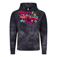 Cloud Black Loads of love valentine's day truck Vintage Hoodie - FaDigitalArtStudio
