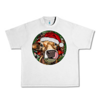 Lunar Rock Hereford Cow Christmas Urban Heavy Tee - RanaPortraitStore
