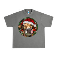Tornado Hereford Cow Christmas Urban Heavy Tee - RanaPortraitStore